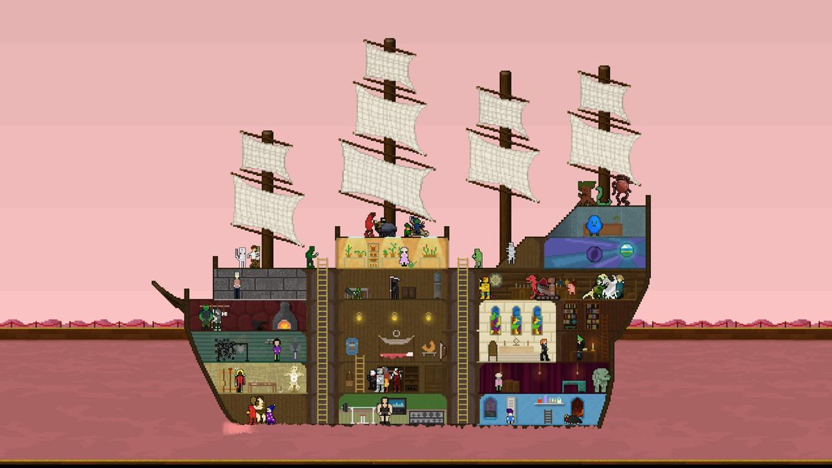 You Must Build a Boat (Windows) screenshot: The boat is finally complete