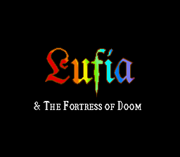 Lufia & the Fortress of Doom (SNES) screenshot: Title screen
