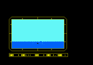 Hunter Killer (Amstrad CPC) screenshot: Sunk the enemy with torpedoes.