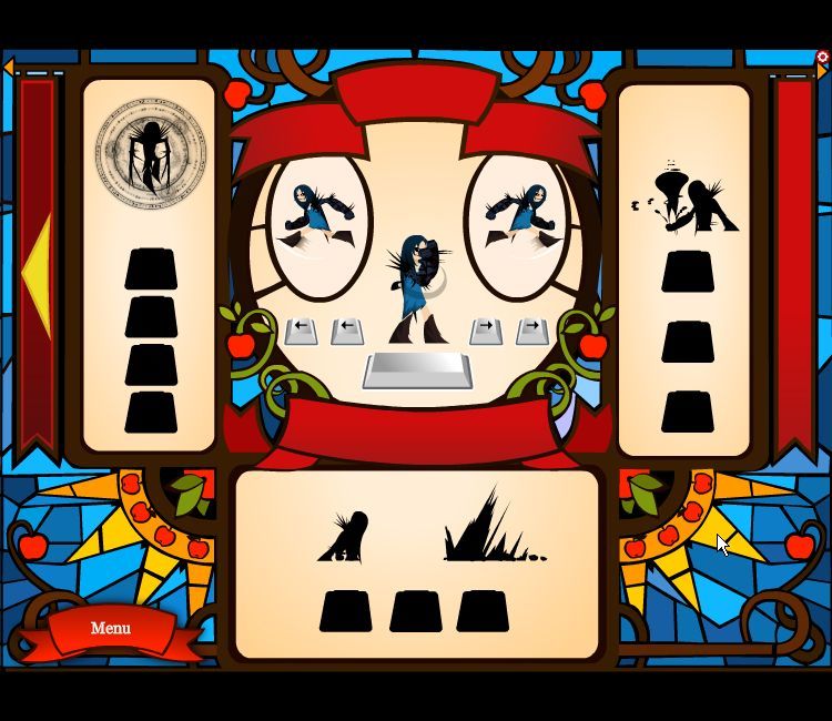 Snow White II: Back to Life (Browser) screenshot: There is also new magic attacks earned in this game, but initially they are disabled. Blocking and fast running are new moves enabled from the start.