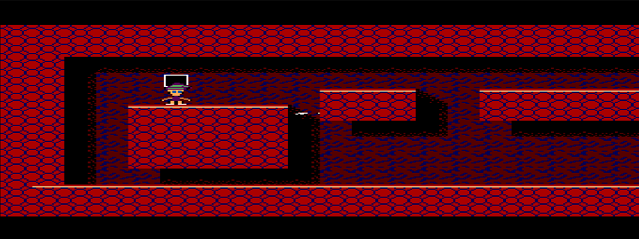 Gnome Quest II: Firespire (TRS-80 CoCo) screenshot: Exploring Inside the Forts