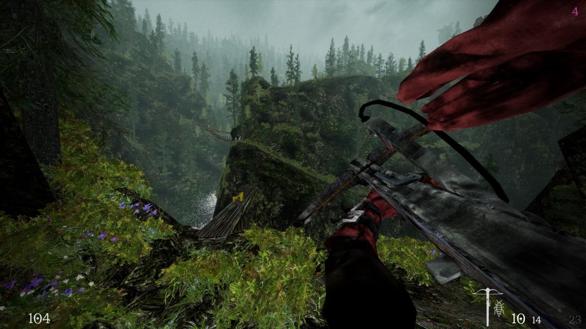 Northern Journey (Windows) screenshot: Reloading the crossbow.