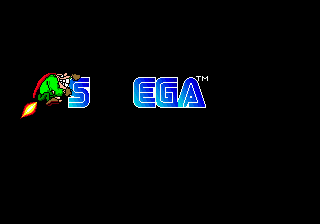 Boogerman: A Pick and Flick Adventure (Genesis) screenshot: Funny Sega logo