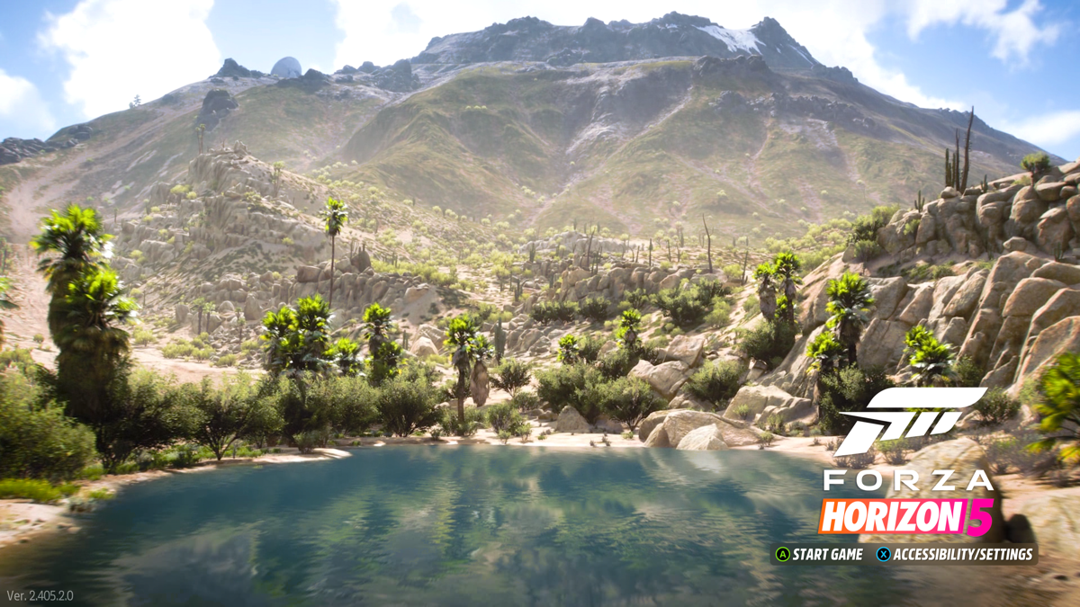 Forza Horizon 5 (Xbox One) screenshot: Title screen
