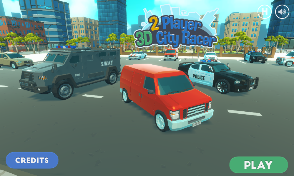 3D City: 2 Player Racing - Play Online on SilverGames 🕹️