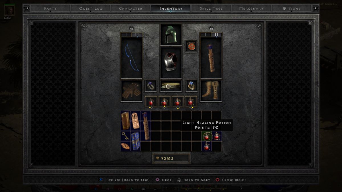 Screenshot of Diablo II: Resurrected (PlayStation 4, 2021) - MobyGames