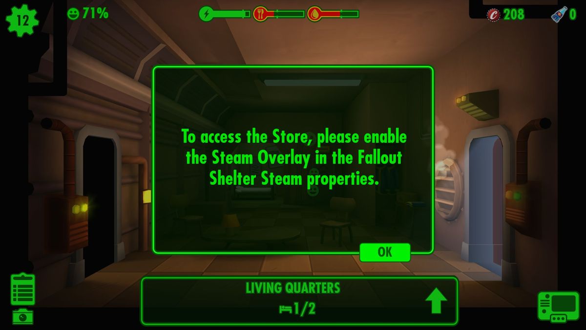 Screenshot of Fallout Shelter (Windows, 2015) MobyGames