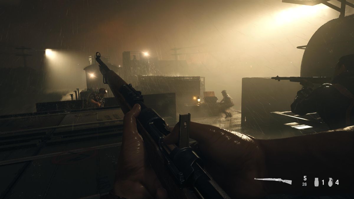 Call of Duty: Vanguard (PlayStation 5) screenshot: On a speeding train to Berlin