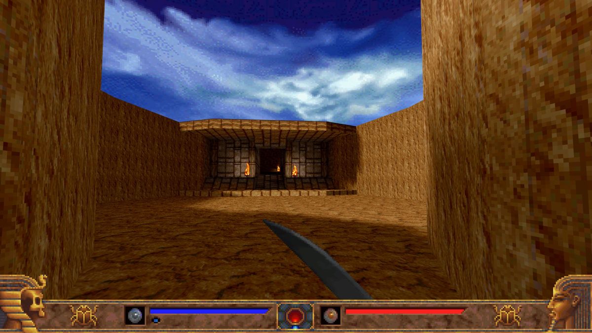 PowerSlave: Exhumed (Windows) screenshot: Start of the first level