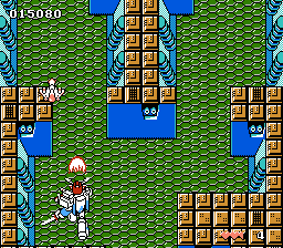 Taiyō no Yūsha: Fighbird (NES) screenshot: Final area