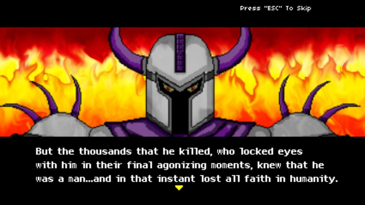EvilQuest (Windows) screenshot: Intro - this villain is the main character