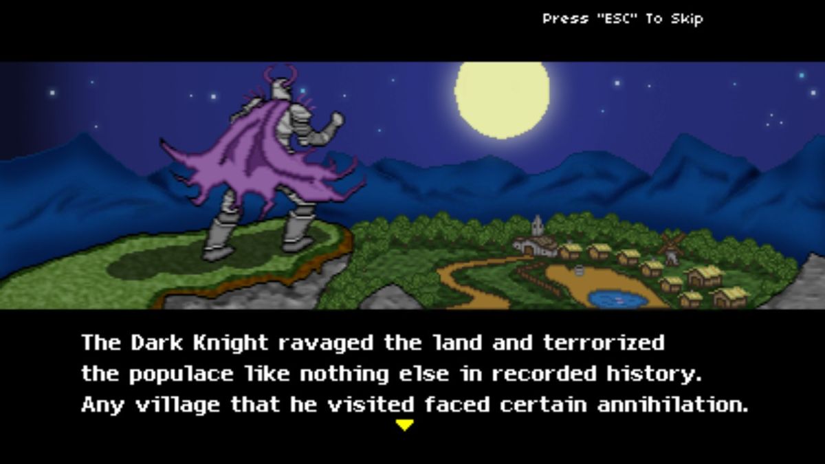 EvilQuest (Windows) screenshot: Intro - time for domination!