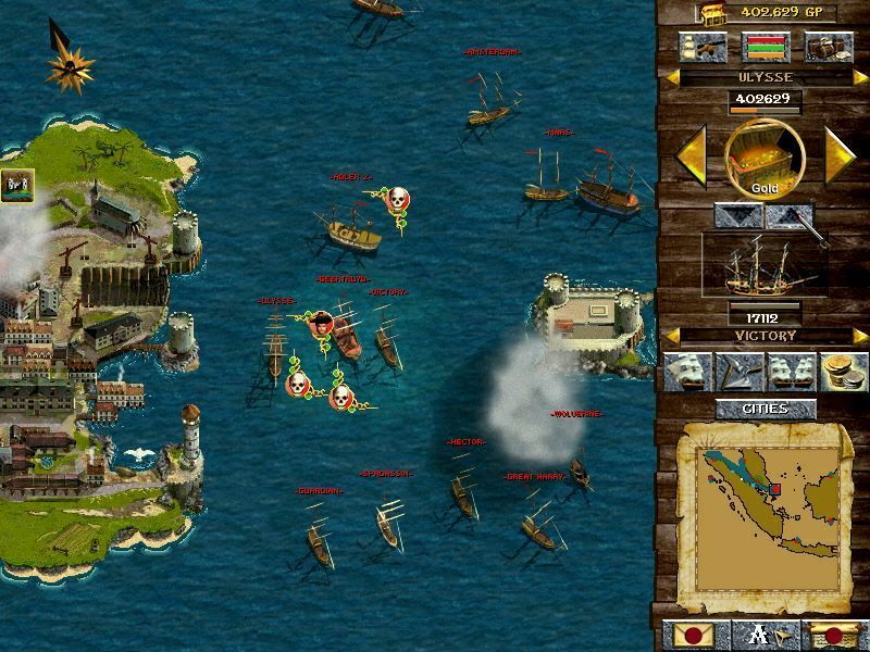 Corsairs: Conquest at Sea (Windows) screenshot:
