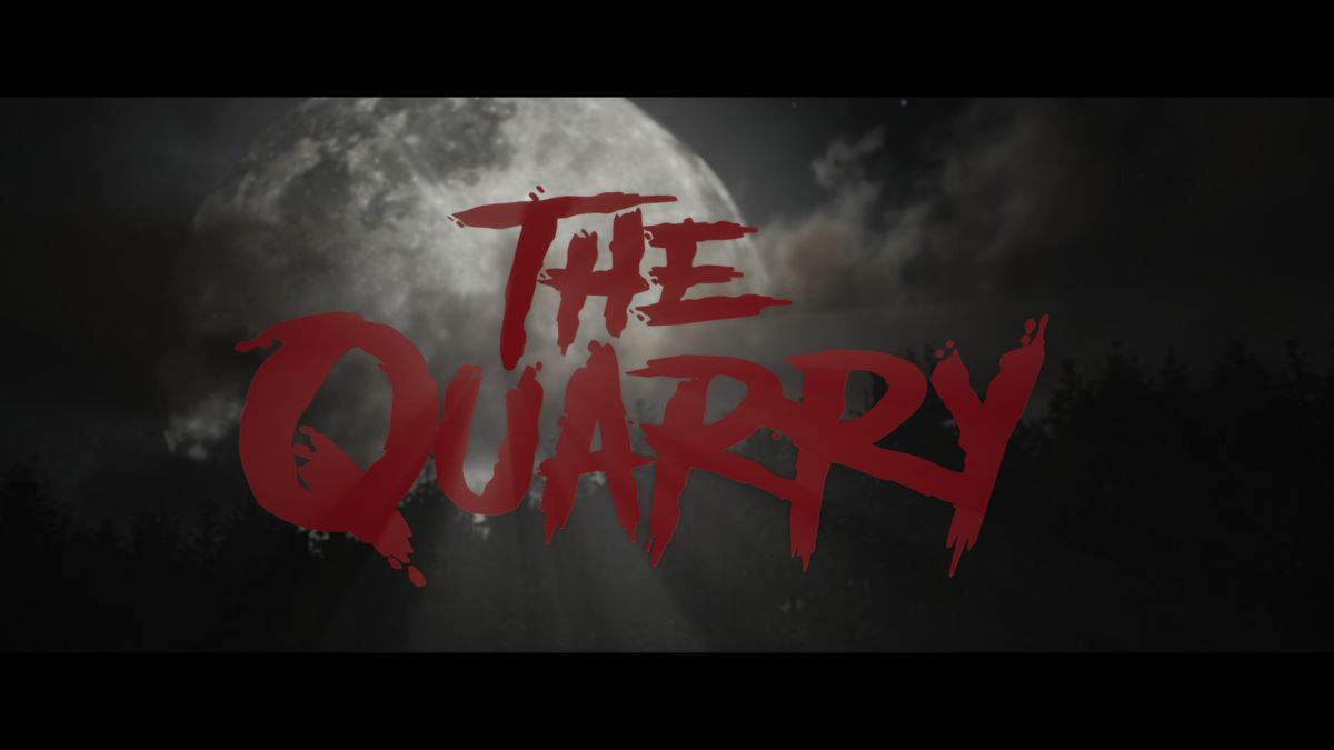 The Quarry (PlayStation 5) screenshot: Opening title