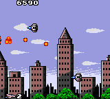 Aerial Assault (Game Gear) screenshot: Exploded...