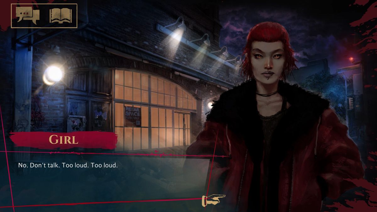 Vampire: The Masquerade - Coteries of New York (Windows) screenshot: Finding Sana from the Thin-Bloods, a possible suspect for all these murders and she seems insane