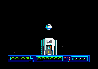 Cerberus (Amstrad CPC) screenshot: Starting a new game.