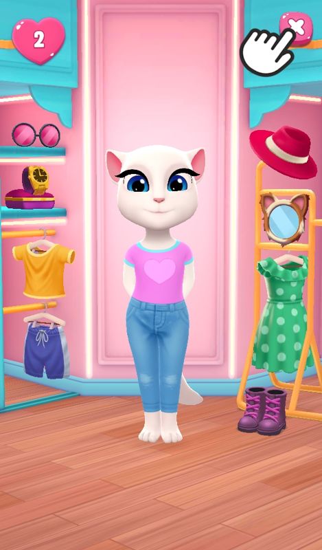 Screenshot of My Talking Angela 2 (Android, 2021) - MobyGames