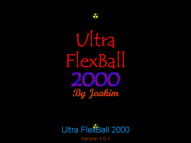 Ultra FlexBall 2000 (Windows) screenshot: title screen