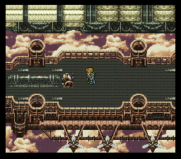 Final Fantasy III (SNES) screenshot: On the airship