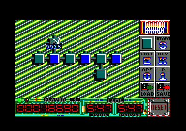 Booly (Amstrad CPC) screenshot: Not falling into place yet