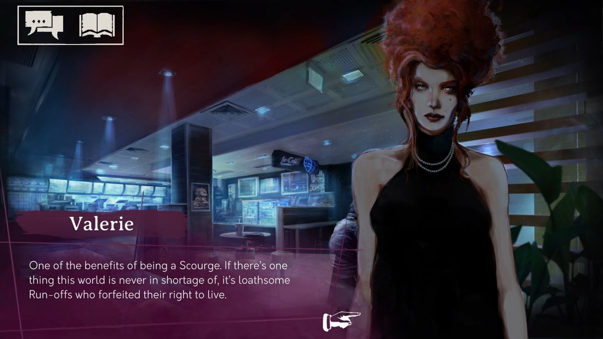 Vampire: The Masquerade - Shadows of New York (Windows) screenshot: Valerie Duval from the Thin-Bloods is still a local scourge
