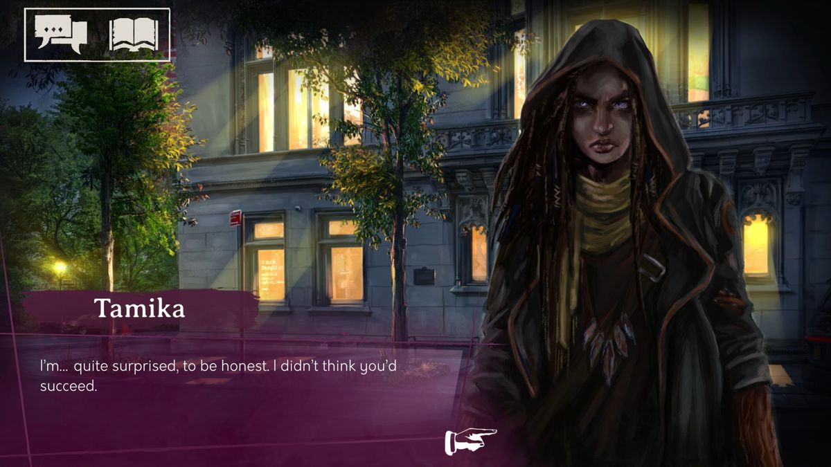 Vampire: The Masquerade - Shadows of New York (Windows) screenshot: Tamika from the Gangrel clan is going to escape New York
