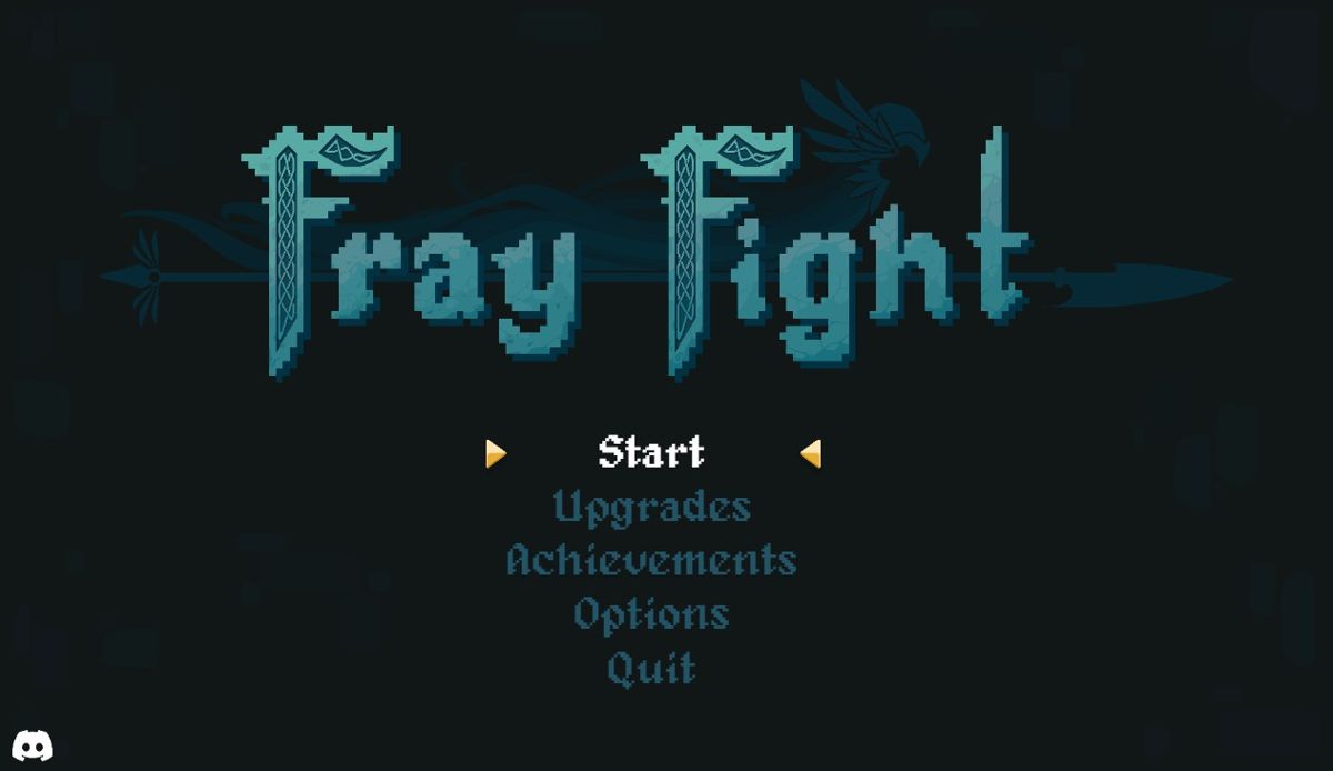 Fray Fight (Windows) screenshot: Title screen