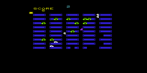 Safe Cracker (VIC-20) screenshot: Collecting Money