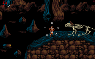 Realms of Chaos (DOS) screenshot: Is that a giant cat skeleton?