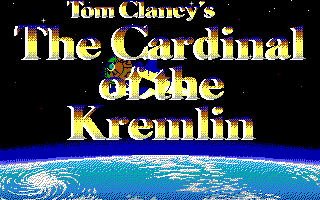 Tom Clancy's The Cardinal of the Kremlin (DOS) screenshot: Title Screen (Tandy)