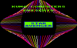 Star Avenger (Amstrad CPC) screenshot: Loading screen.