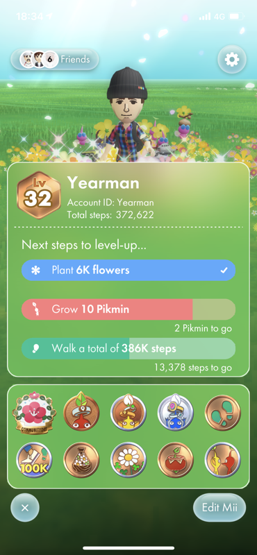 Screenshot of Pikmin Bloom (iPhone, 2021) - MobyGames