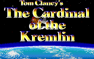 Tom Clancy's The Cardinal of the Kremlin (DOS) screenshot: Title Screen (EGA)