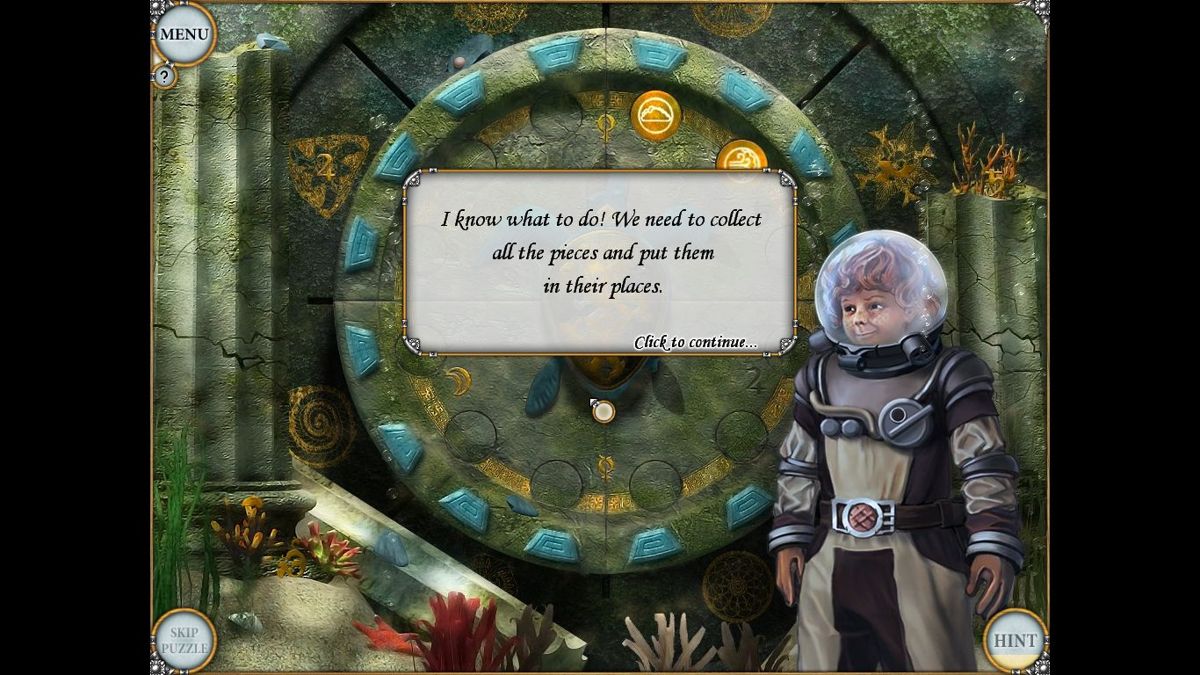 Treasure Seekers: Visions of Gold (Windows) screenshot: Why not state the blatantly obvious!<br> This is the general level of dialogue the kids have in the game