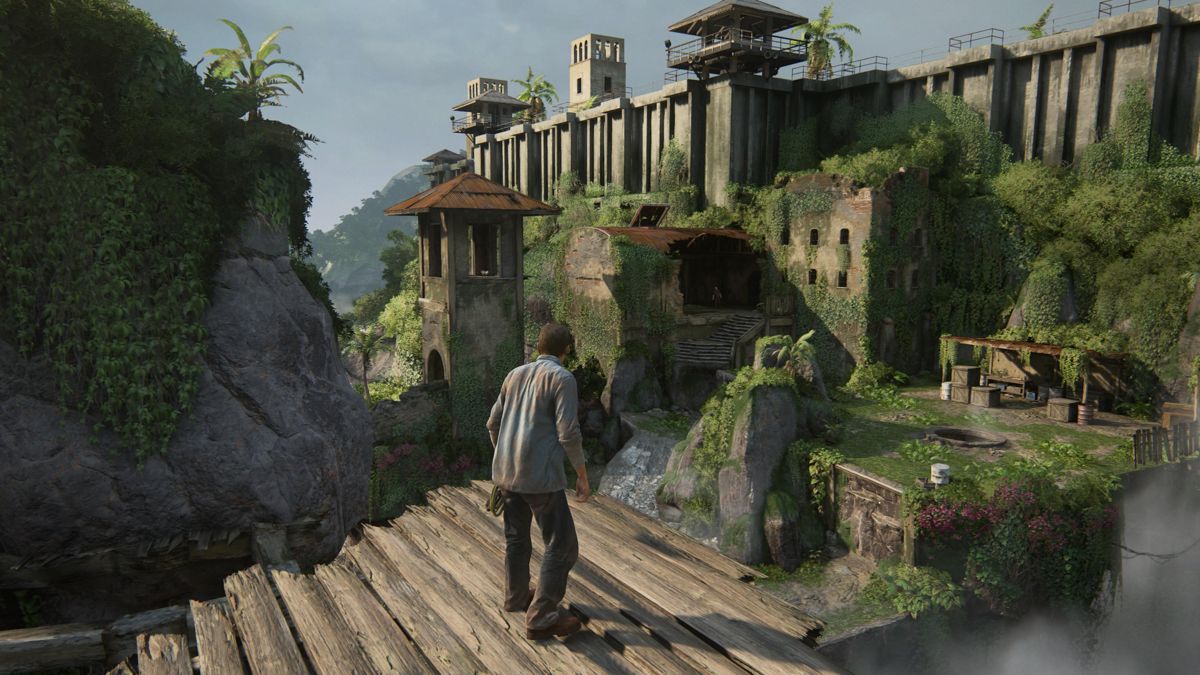 Uncharted: Digital Bundle (PlayStation 5) screenshot: Uncharted 4: The warden is becoming impatient