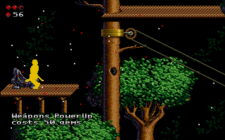 Realms of Chaos (DOS) screenshot: Found a weapon upgrade inside one of the gargoyle statues.