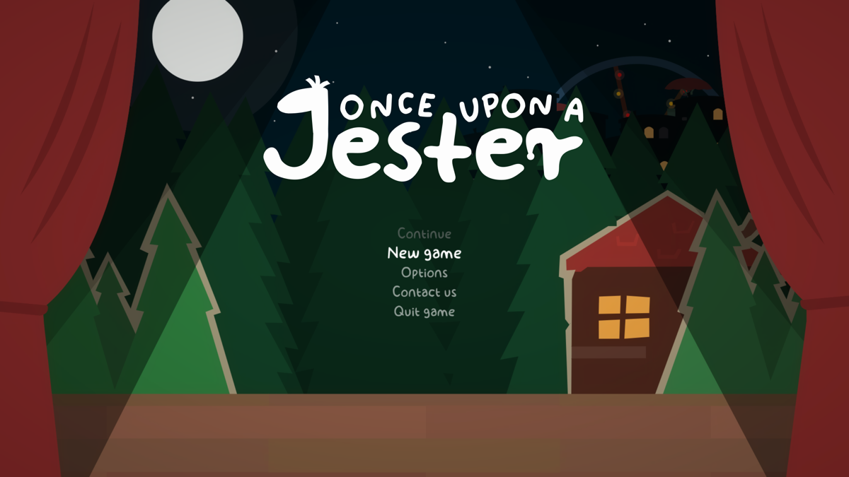 Once Upon a Jester (Windows) screenshot: Main menu