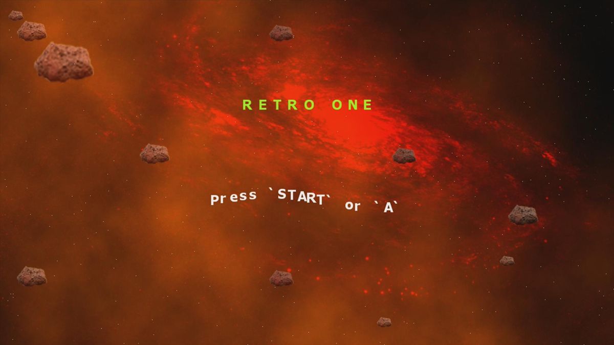 Retro One (Xbox 360) screenshot: Title screen (trial version)