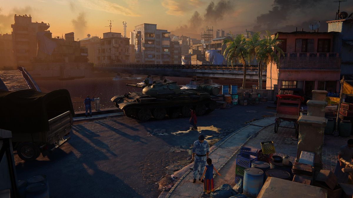 Uncharted: Digital Bundle (PlayStation 5) screenshot: The Lost Legacy: Luckily... or unluckily, there is no fighting tanks like in Uncharted 2