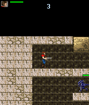 AVP: Alien vs. Predator (J2ME) screenshot: Start of the first level