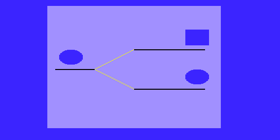 Shape Up (VIC-20) screenshot: Shunting