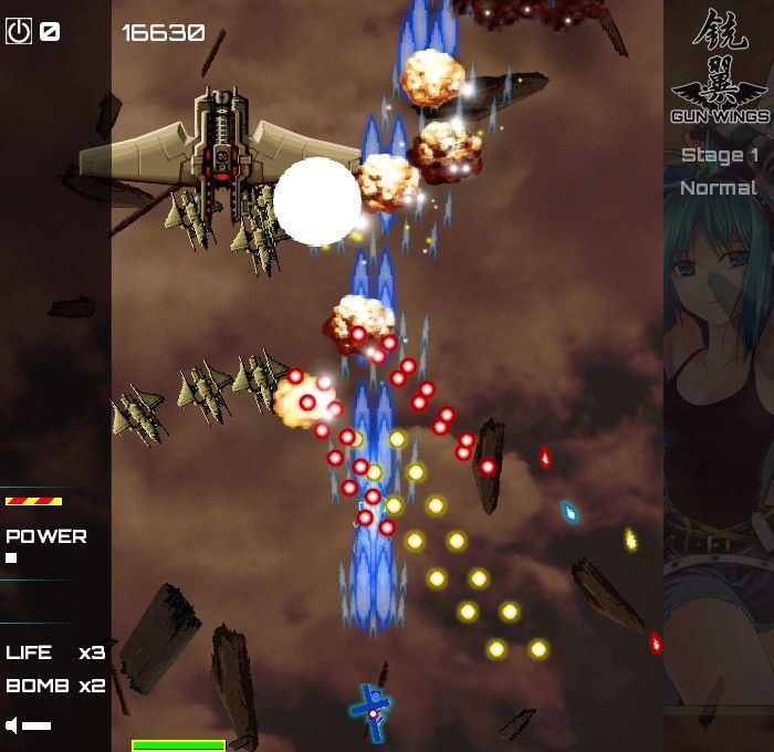 Gun Wings (Windows) screenshot: ANd game is stylistically very steampunky