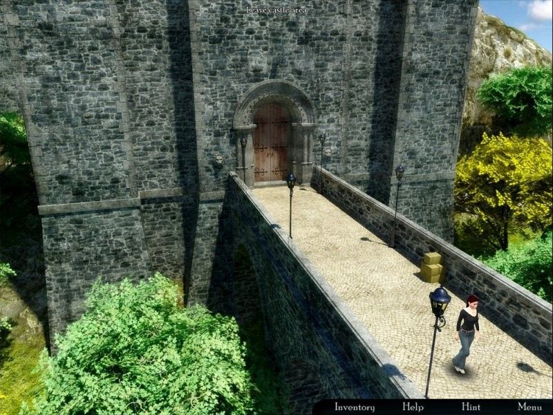 Hotel (Windows) screenshot: Leaving the castle
