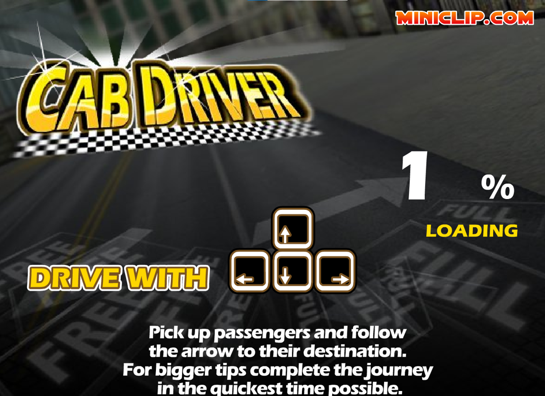 Screenshot of Cab Driver (Browser, 2008) MobyGames