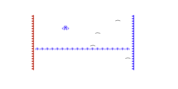 Ski-Run (VIC-20) screenshot: End of Run