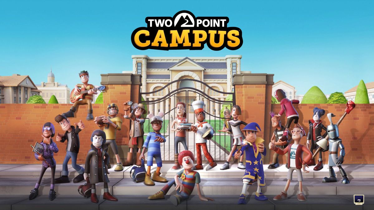 Two Point Campus (Windows) screenshot: Title screen
