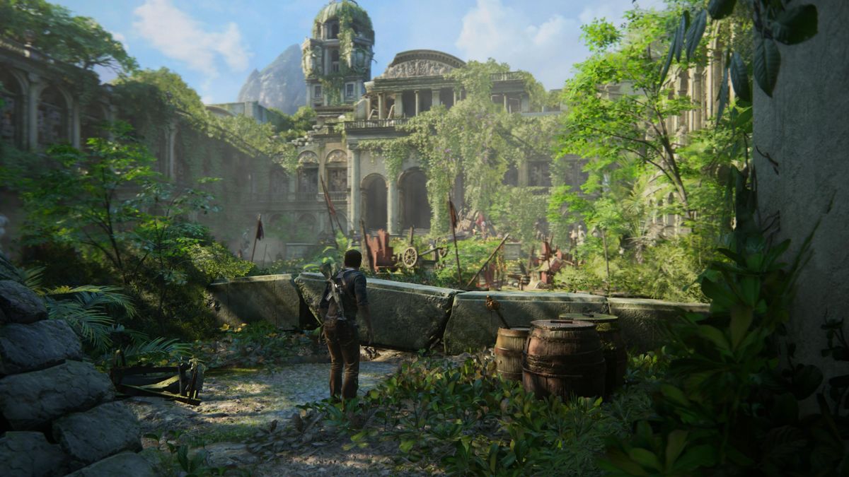 Uncharted: Digital Bundle (PlayStation 5) screenshot: Uncharted 4: An ancient battleground
