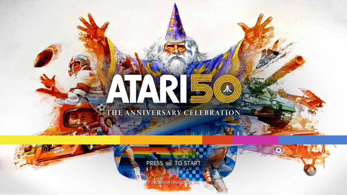 Atari 50: The Anniversary Celebration (Windows) screenshot: Title screen