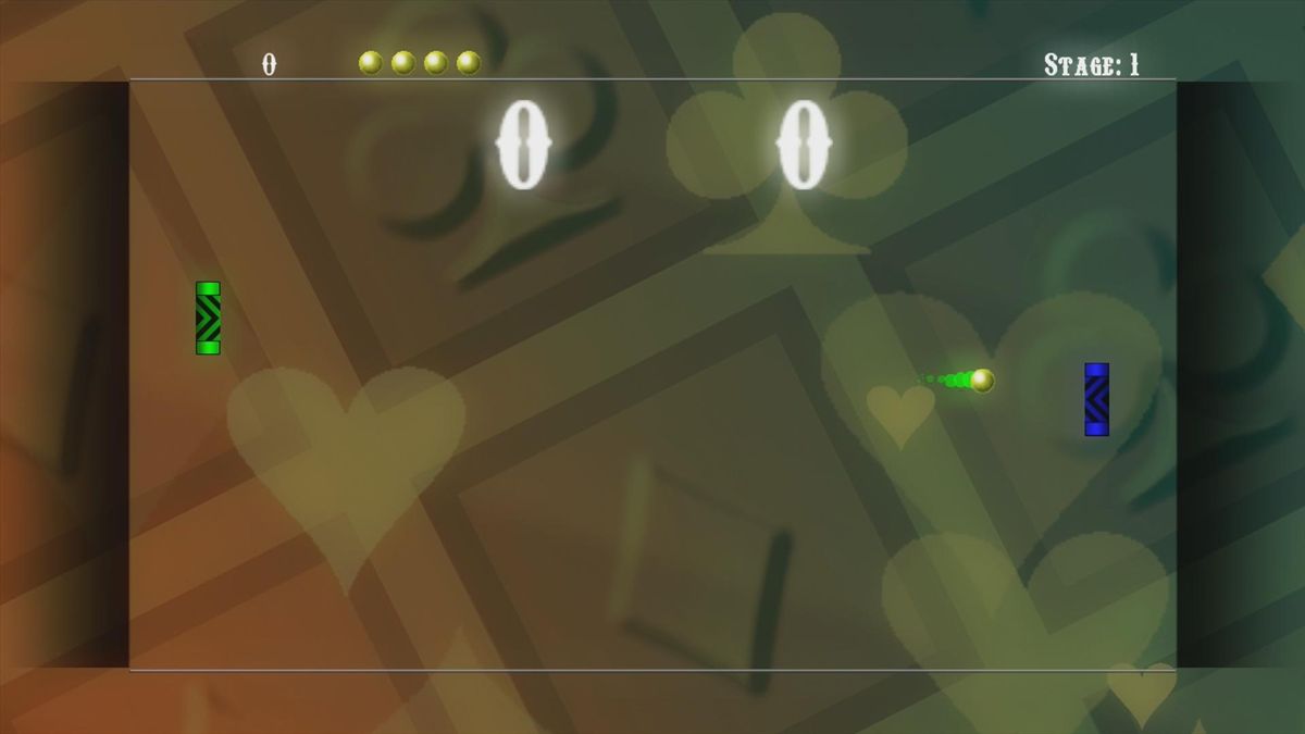 Aceball (Xbox 360) screenshot: The game begins as a straight <i>Pong</i> variant... (trial version)